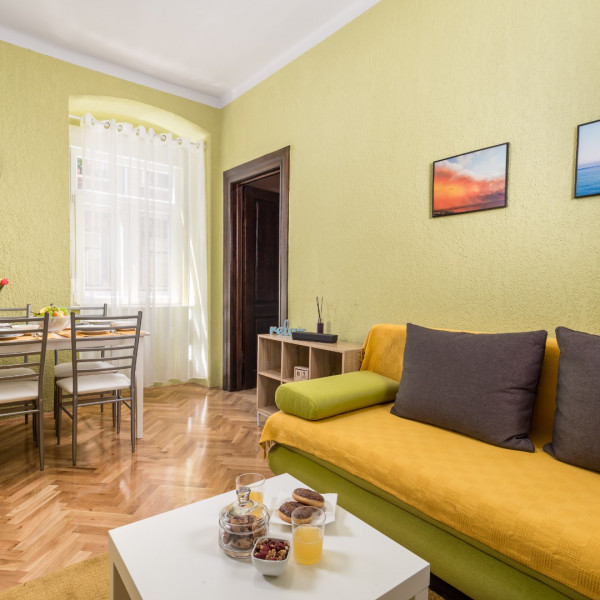 Dnevni boravak, Apartman KARESA, Apartman Karesa u centru Rijeke Rijeka